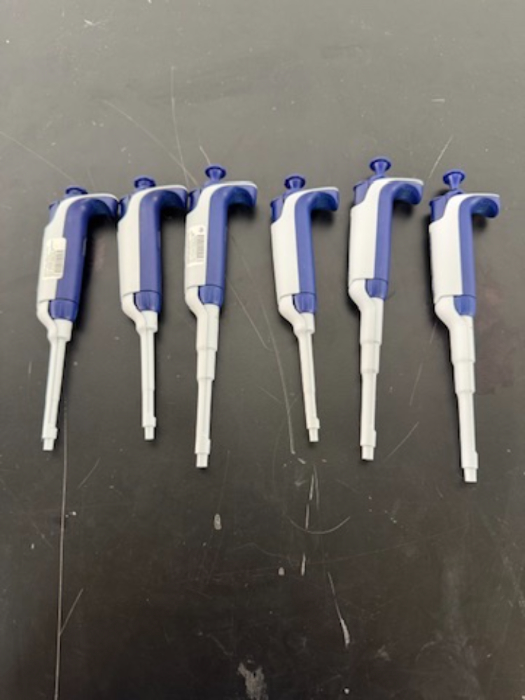Image of Rainin Pipet-Lite XLS Single Channel Pipettes - Quantity 6